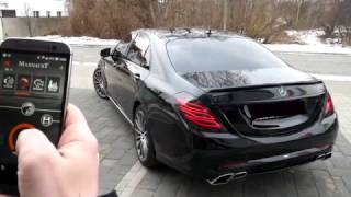 Mercedes-Benz S350d W222 / V222 - aktywny układ wydechowy MAXHAUST i bodykit CARLSSON