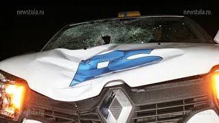На Орловском шоссе в Туле такси насмерть сбило пешехода