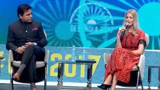 FULL VIDEO : KTR Debate With Ivanka Trump..Global Entrepreneurship Summit in Hyderabad, India