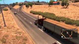 Peterbilt 389 N14 Cummins, Bakersfield to El Centro -  American Truck Simulator