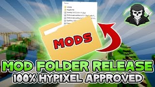 RELEASING MY MODS FOLDER  (AciDicBliTzz Hypixel Mods)