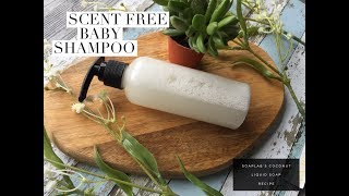 How To Make: Scent Free Baby Shampoo in Malaysia