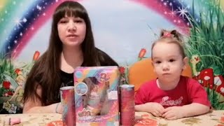 Распаковка Party POP THE GIRLS | Хлопушки сюрприз с куколкой внутри | Мини-куклы поп-вечеринка