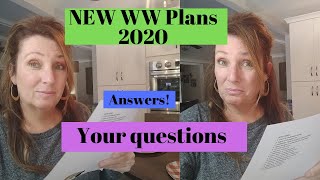 Questions answered! | New WW plans for 2020