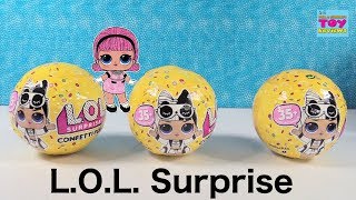 LOL Surprise Doll Series 3 Confetti Pop Wave 2 Toy Review Opening | PSToyReviews