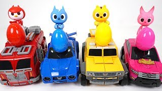 Miniforce! Recover giant surprise egg that Lion Guard was robbed by dinosaur army! - DuDuPopTOY