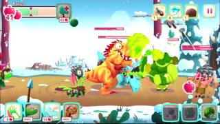 Динозавры Атака Троглодитов #15. DINO BASH игры динозавры как мультики про динозавров.Dinosaurs
