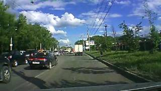 Начинающий автолюбитель потерял колесо