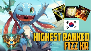 HIGHEST RANKED KOREAN FIZZ MAIN TRI-FORCE BUILD GUIDE- KR Challenger ''허징어링'