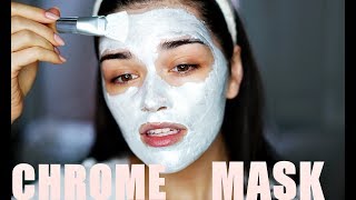 Silver Chrome Peel Off Mask First Impression +Demo