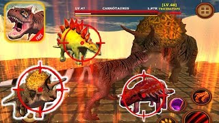 Carnotaurus Simulator vs Herbivorous Dinosaurs - Android Gameplay