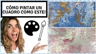 CÓMO PINTAR UN CUADRO FÁCIL Y RÁPIDO (paso por paso)
