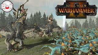 Lizardmen vs High Elves - Total War Warhammer 2 - Online Battle 38