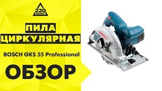 Пила циркулярная BOSCH GKS 55 Professional