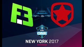 CS:GO - Flipsid3 vs. Gambit [Overpass] Map 1 - Quarterfinal - ESL One New York EU Qualifier