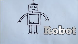 How To Draw a Robot Easy for kids