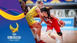 Australia v Japan - Full Game - FIBA U19 Women's Basketball World Cup 2017