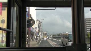 神奈中バス 秦15 秦野駅→比奈窪（震生湖経由） 【前面展望】