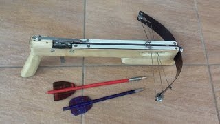 как сделать арбалет . .how to make a crossbow.