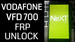 Vodafone VFD 700 FRP bypass (Android 6.0)