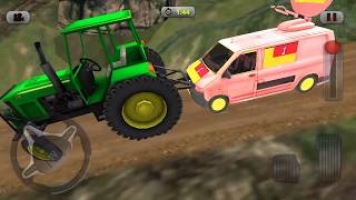 Towing Tractor 3D #7 - Çocuklar için traktör oyunu - direksiyonlu traktör çizgi film - Minimix