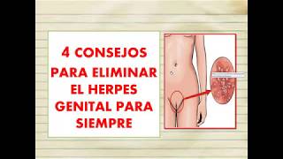 COMO ELIMINAR EL HERPES GENITAL PARA SIEMPRE