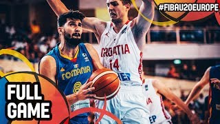 Croatia v Romania - Full Game - Final - FIBA U20 European Championship 2017 - DIV B