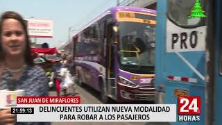 Conozca las nuevas modalidades de robo a pasajeros en buses