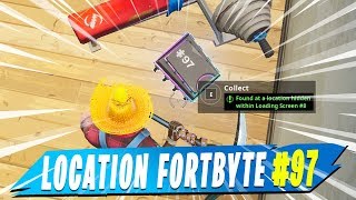Fortnite Fortbyte #97 Location - Found at a location hidden within Loading Screen #8