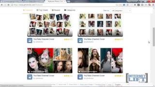 Создать шапку онлайн для Youtube, facebook, twitter, google {#photovisi.com}