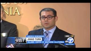 ABC 7 - Islamic Center of Southern California 9/11 Interfaith Prayer Service