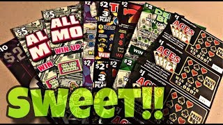 3 WINS ON 1 TICKET!!! Whoa! $48 Mix of Louisina Lottery Scratch Off Tickets
