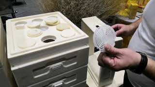 Пенополиуретановые улья Beehouse на выставке в Харькове.