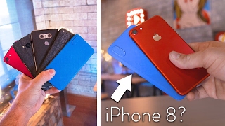 Hands-on iPhone 8 mock-up vs iPhone 7, Galaxy S8, & More!
