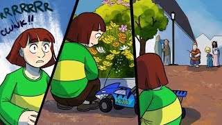 Dogs of Future Past : Part 1 (Chara Origins ) - English Dub (Undertale Comic Dub)