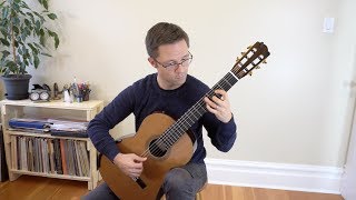 Bradford Werner plays Menuets 1 & 2 from Sonata IX in C Major by Weiss for Classical Guitar