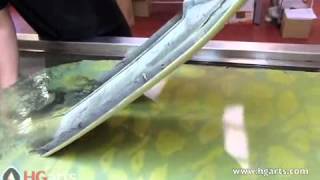 Аквапечать бампера (Water Transfer Printing Process)