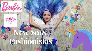#barbie #unicorn 
2018 Barbie Fashionistas No 88 Unicorn Magic | Doll Review
