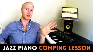 JAZZ PIANO COMPING LESSON + free composition