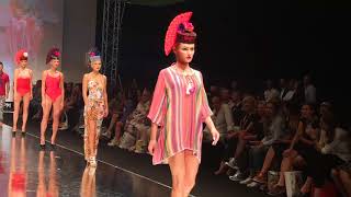 Фэшн-показ нижнего белья, Дита фон Тиз, Экспоцентр, Москва Сити, catwalk, podium