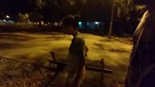 Testando Detector de metais AR944M. Caçada noturna em Natal #Video02