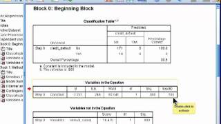 Logistic Regression - SPSS (part 2)