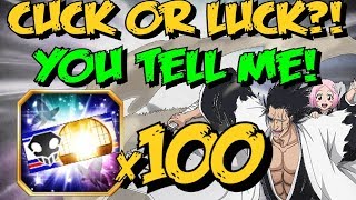 100 BRAVE SOULS TICKETS! THE 5STARS ARE HERE! [Bleach Brave Souls]