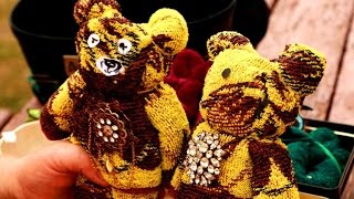 Как сделать медведя из полотенца