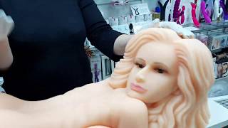 Женский полуторс-кукла с вагиной, анусом и ротиком Senina Sexual Doll