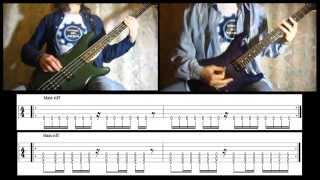 2) Rammstein - Sonne (Bass & Guitar lesson + TAB | Cover HD)