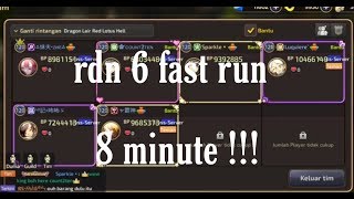 Dragon Nest M -  Rdn 6 FAST RUN - 8 minute ..with dps High BP !!!