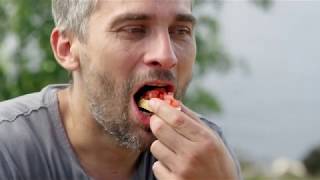 Small man appetizer tomatoes (tiny man, shrunk)