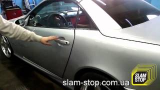 Доводчик двери на Mercedes SLK R170 – Дотяжка автомобильных дверей SlamStop