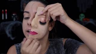 TUTORIAL DE MAQUIAGEM ARTÍSTICA - ROSTO CAÍDO POR KAREN LIMA